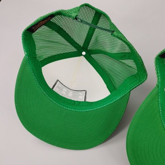 2 B'HOOD Hat Green Mesh Classic Snapback Trucker Bundle - Picture 13 of 15